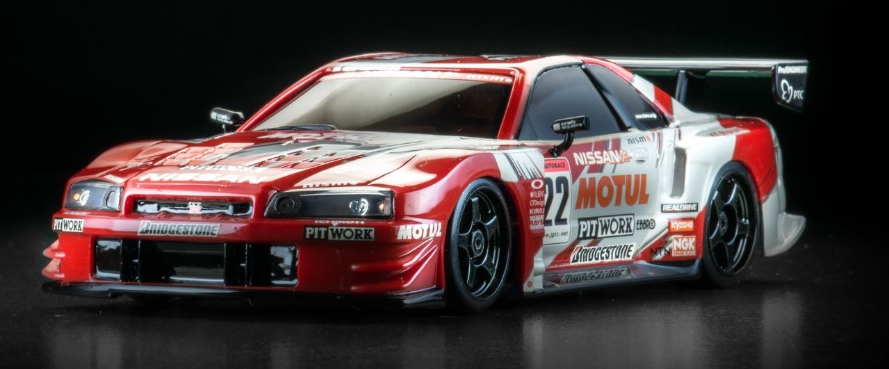 MiniZ Body Nissan Skyline GTR R34 Motul
